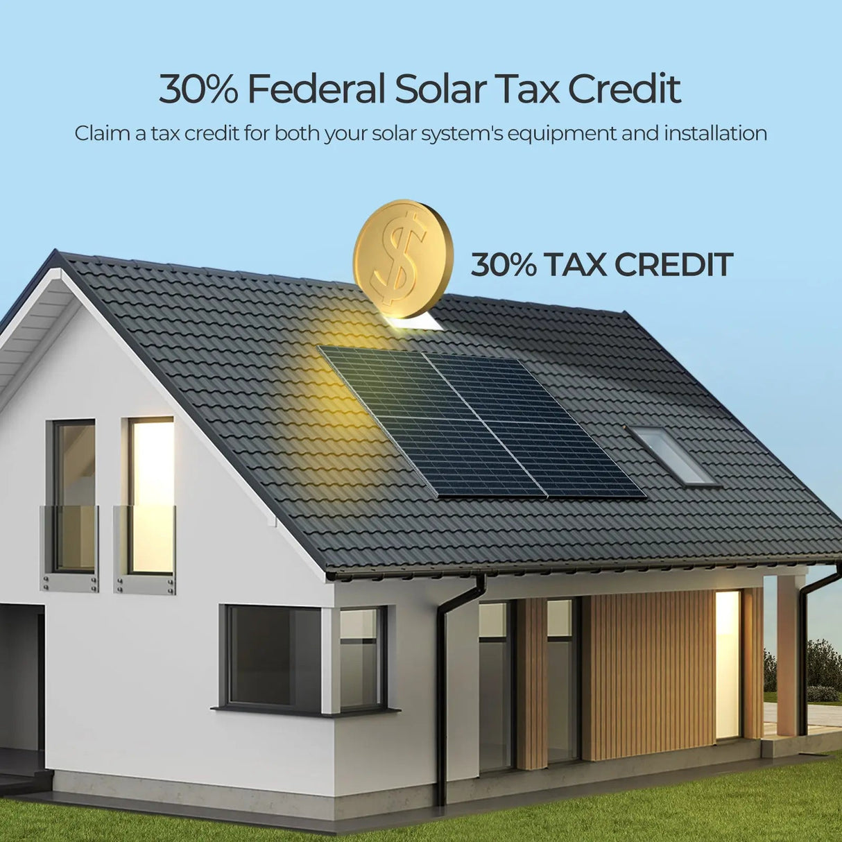 590W N-Type Bifacial Solar Panel(2-Pack)