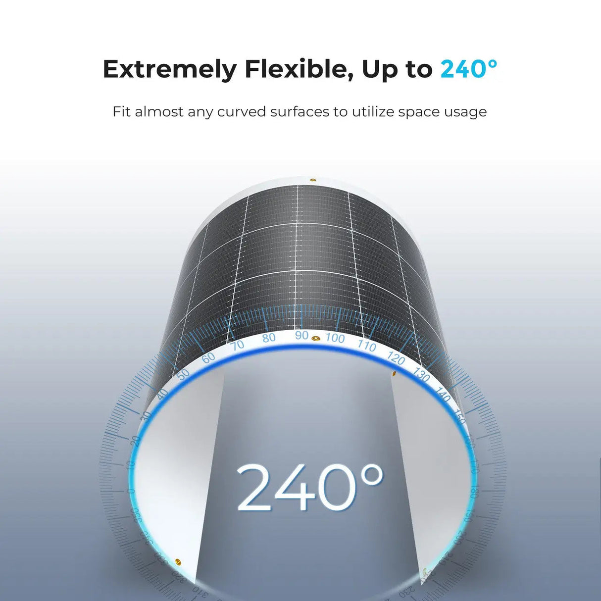 100W Lightweight Flexible Solar Panel
