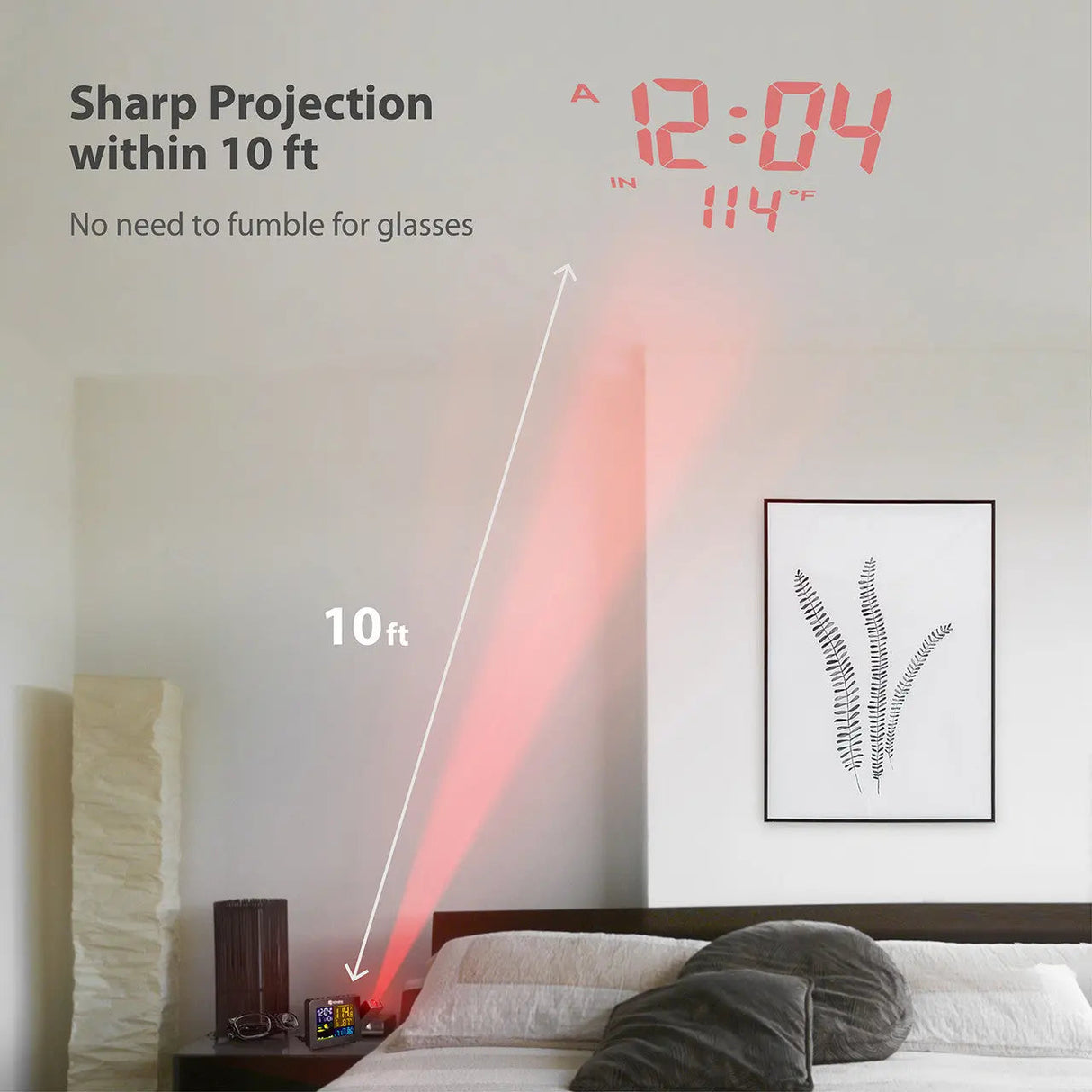 Dr. Prepare Projection Alarm Clock 002 DPWS-OUT-002-US
