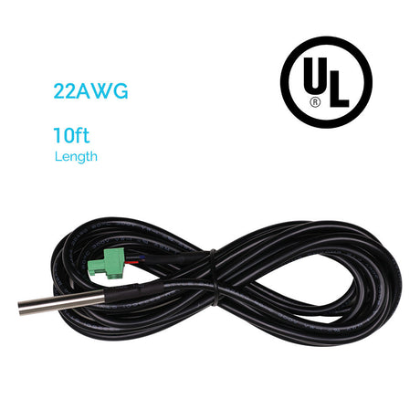 Battery Temperature Sensor for Renogy Solar Charge Controllers