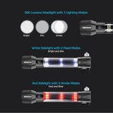 E.LUMEN 500 Multi-functional Flashlight