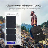 220W Lightweight Portable Solar Panel Suitcase