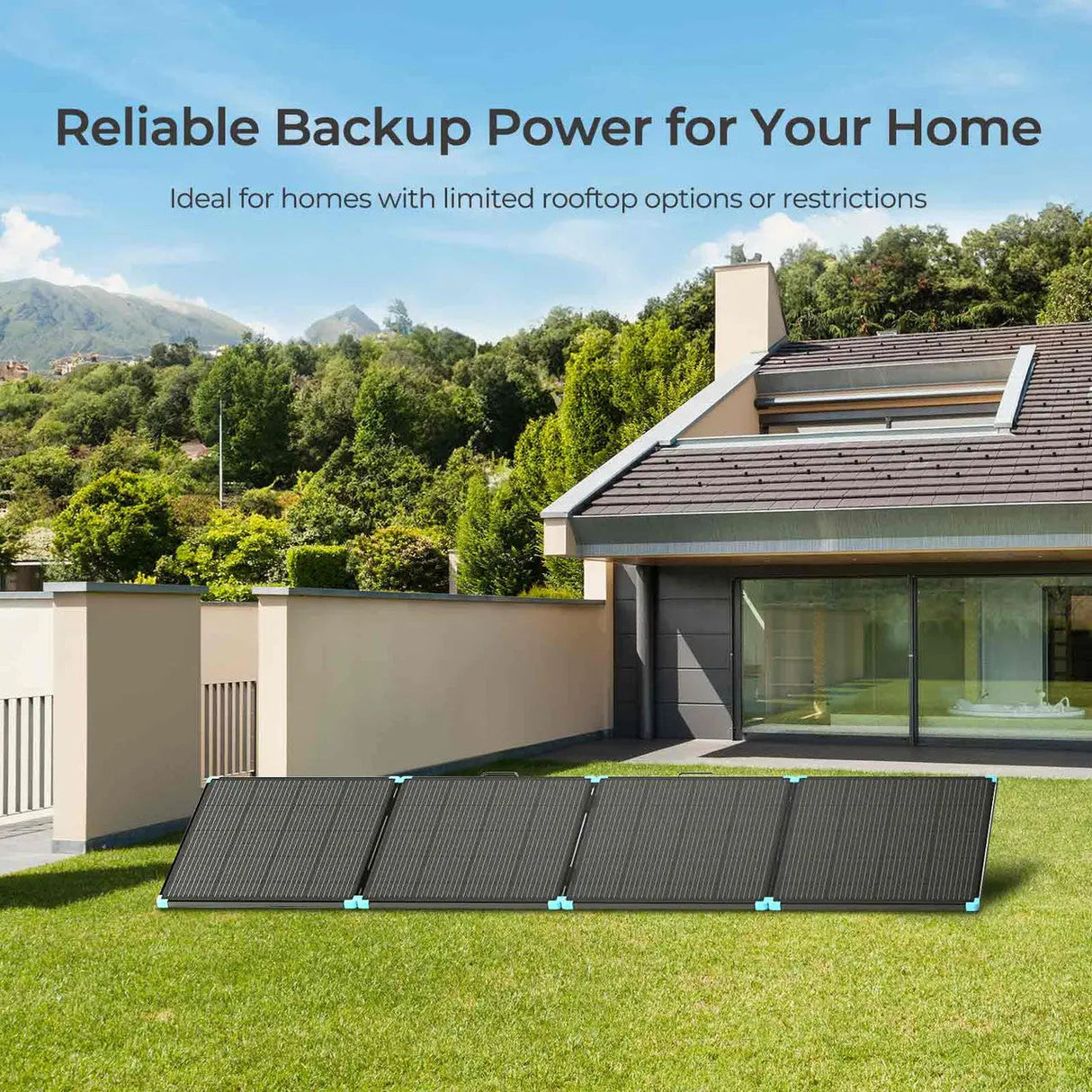 400W Lightweight Portable Solar Panel Suitcase