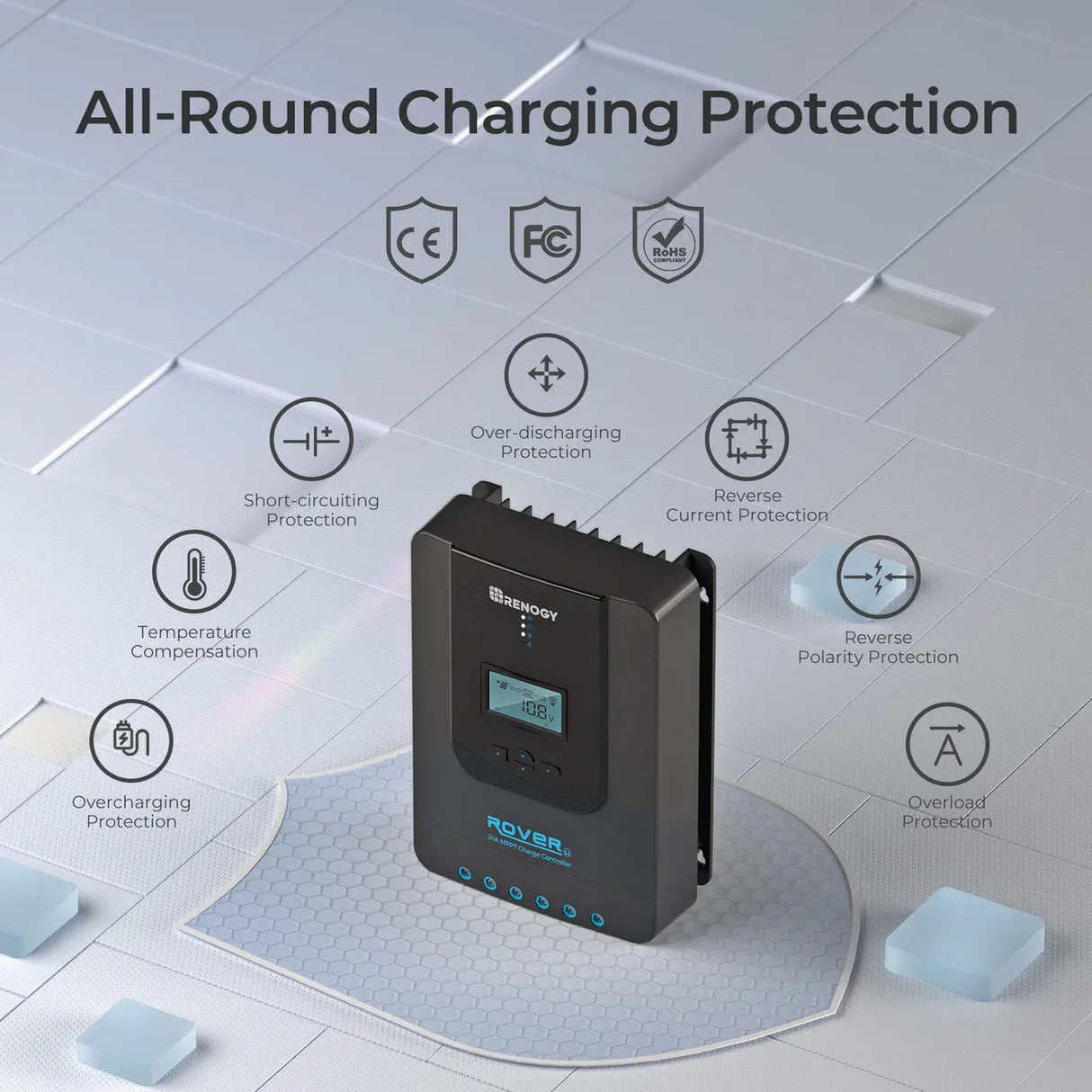Rover Li 20 Amp MPPT Solar Charge Controller