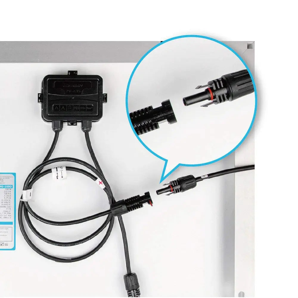 Off-Grid Solar Wiring Kit - Solar Panel to Charge Controller Adaptor Kit