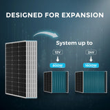 Premium RV Solar Kit 600W 12V/24V | Optional Smart Monitoring