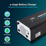 Refurbished 3000W 12V Pure Sine Wave Inverter Charger w/ LCD Display
