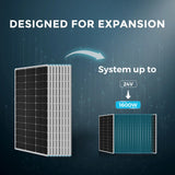 Premium Off-Grid Solar Kit 800W 12V/24V | Optional Smart Monitoring