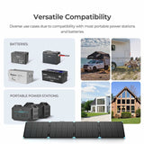 400W Lightweight Portable Solar Panel Suitcase