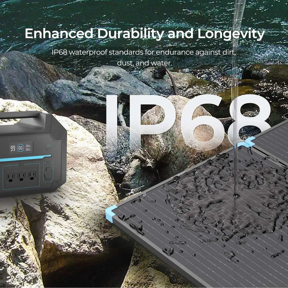 220W Lightweight Portable Solar Panel Suitcase