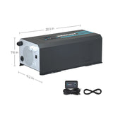 Open Box 3000W 12V Pure Sine Wave Inverter Charger w/ LCD Display