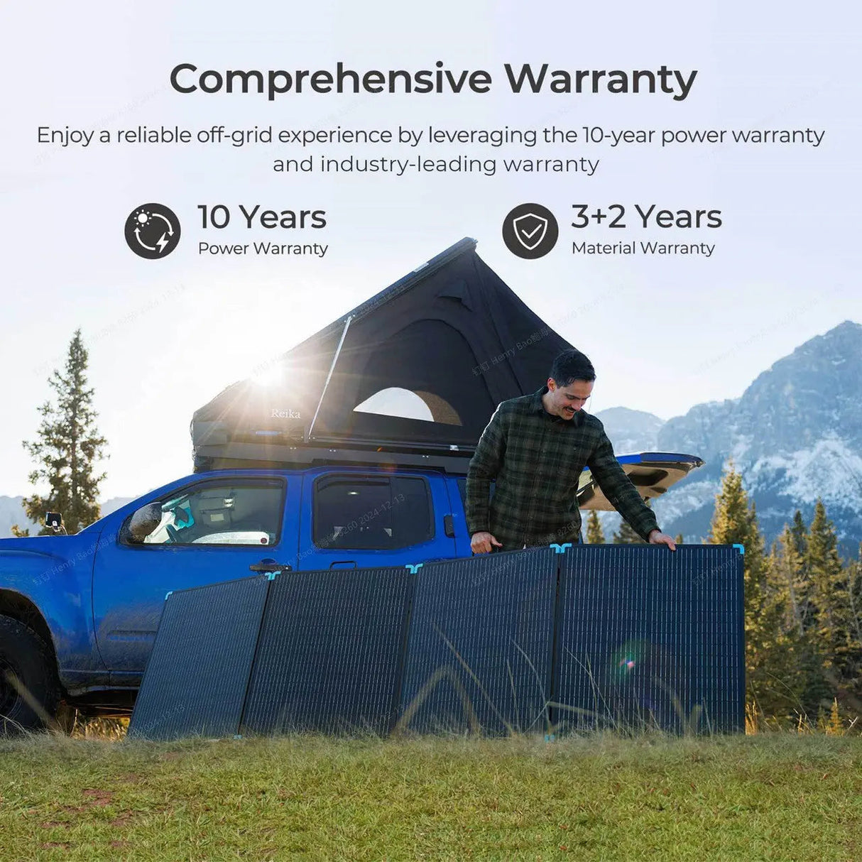 400W Lightweight Portable Solar Panel Suitcase