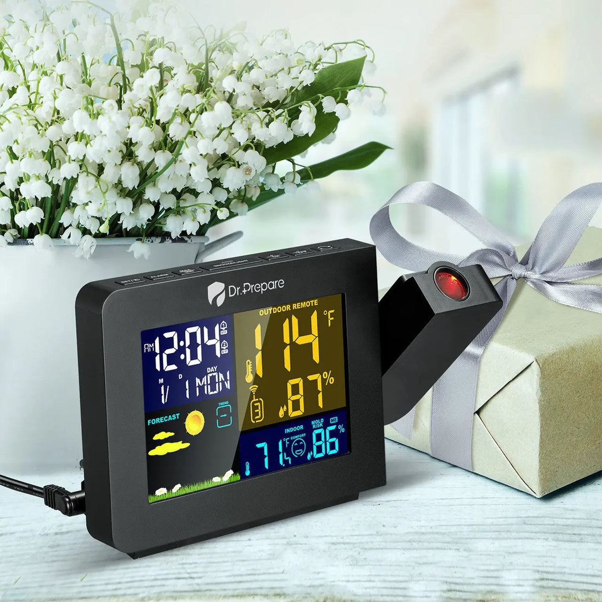 Dr. Prepare Projection Alarm Clock 002 DPWS-OUT-002-US