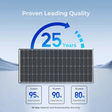 200 Watt 12 Volt Monocrystalline Solar Panel with 40 Amp MPPT Charge Controller