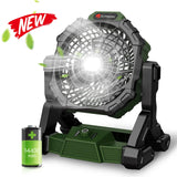 Dr.Prepare X35 Portable Camping Fan with LED Light