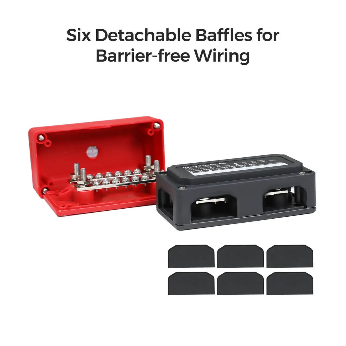 100A/300A  Red/Black Busbar