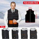 Dr.Prepare Unisex Heated Vest - 6 Heating Zones & Plus Size