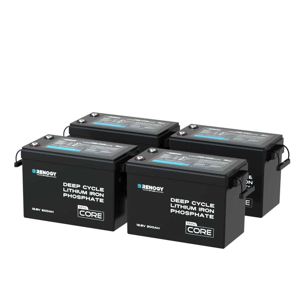 12V 200Ah LiFePO4 Battery w/ Low-Temperature Protection