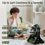 Dr.Prepare X35 Portable Camping Fan with LED Light