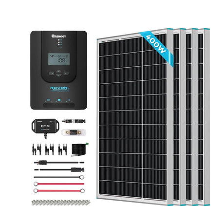 Premium RV Solar Kit 400W 12V | Optional Smart Monitoring