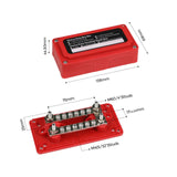 100A/300A  Red/Black Busbar
