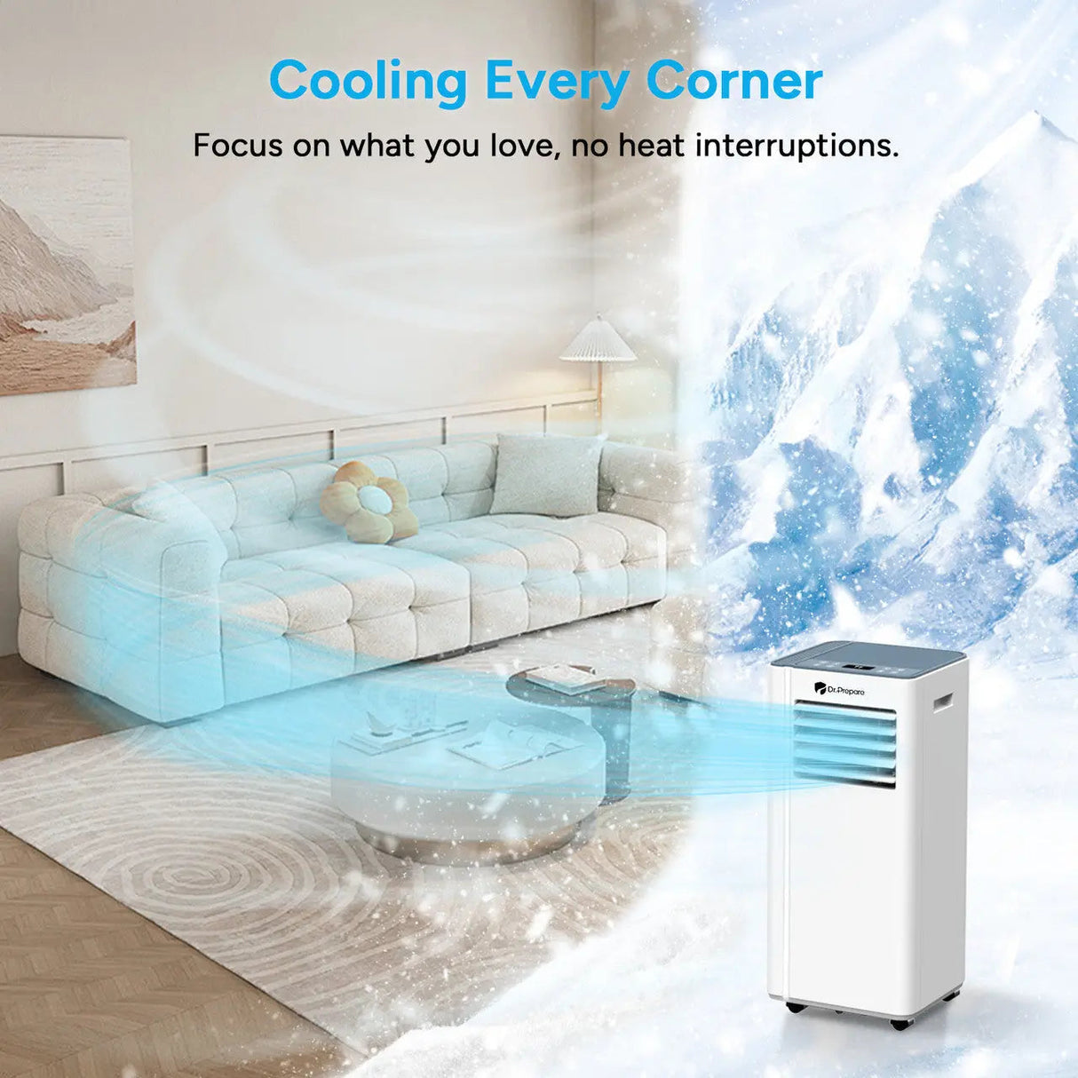 Dr.Prepare 8000 BTU Portable Air Conditioner