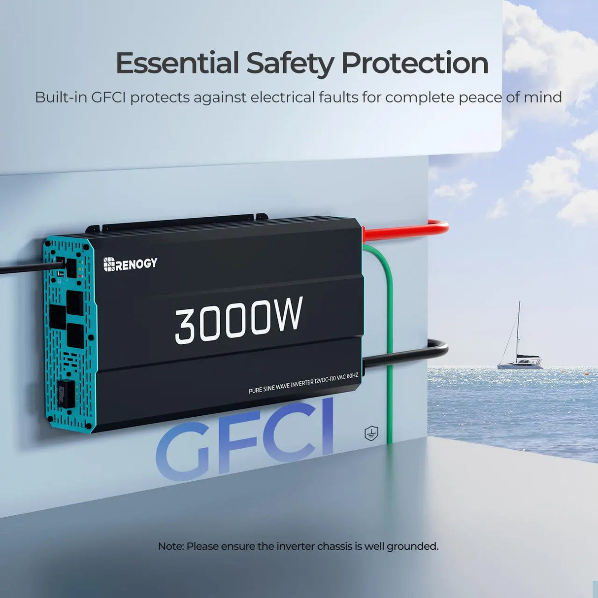 700W/1000W/2000W/3000W 12V Pure Sine Wave Inverter