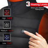 Dr.Prepare Unisex Heated Vest - 6 Heating Zones & Plus Size