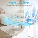 Dr.Prepare 14000 BTU Smart WiFi Portable Air Conditioner