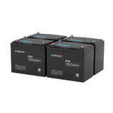 Mini Size 12.8V 100Ah Lithium Iron Phosphate Battery