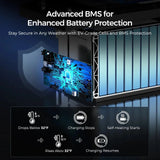 12V 300Ah LiFePO4 Battery w/ Low-Temperature Protection