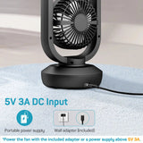 Dr.Prepare 15" Portable USB Desk Fan