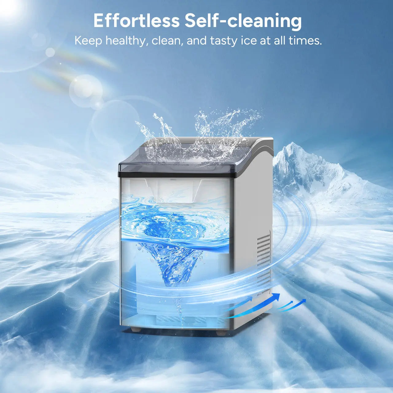 Dr.Prepare Countertop Nugget Ice Maker