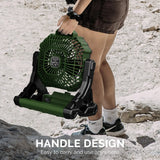 Dr.Prepare X35 Portable Camping Fan with LED Light