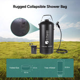 Dr.Prepare 15L/20L Camping Shower Bag (4 Gallons/5 Gallons)