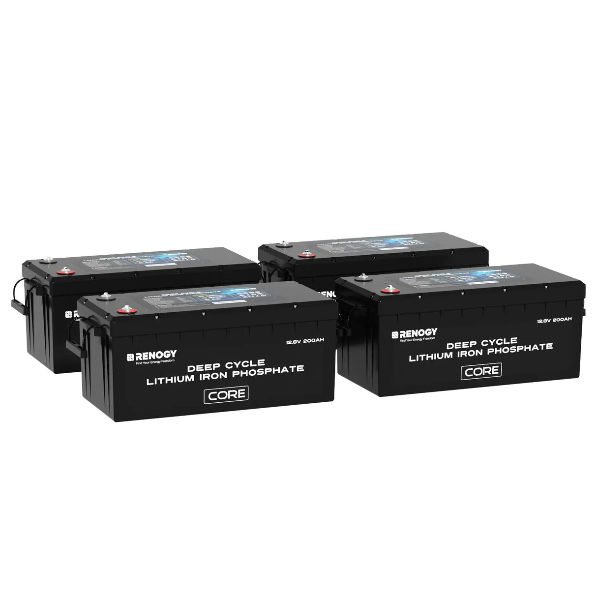 12V 200Ah Deep Cycle Lithium Iron Phosphate Battery Core Series