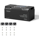 12V 100Ah/200Ah Smart LiFePO4 Battery w/ Bluetooth & Self-Heating | Pro Series