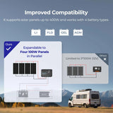 Starter Kit N-Type 100W 12V Solar Kit