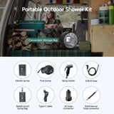 Dr.Prepare 15L/20L Camping Shower Bag (4 Gallons/5 Gallons)