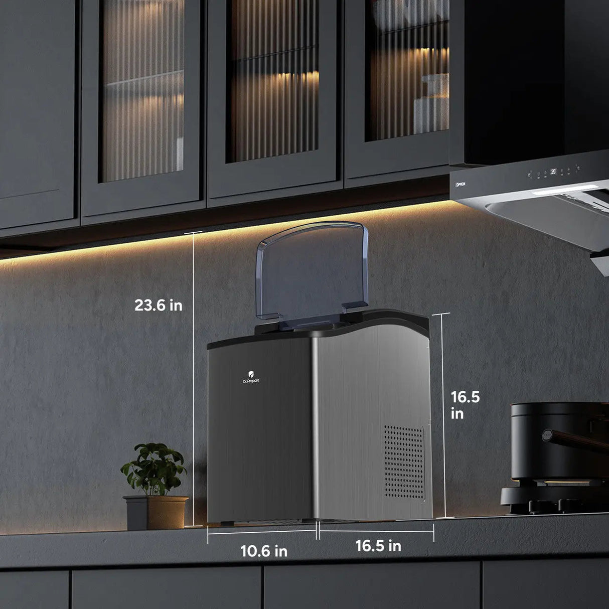 Dr.Prepare Countertop Nugget Ice Maker