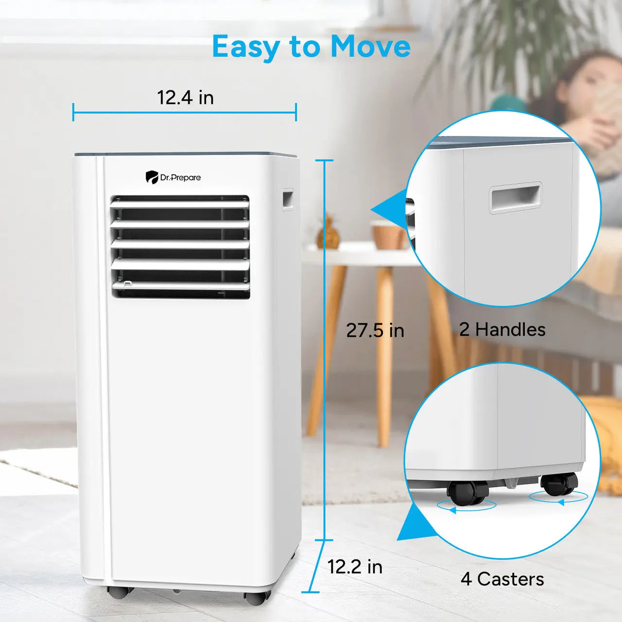 Dr.Prepare 10000 BTU Smart WiFi Portable Air Conditioner