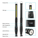 Dr. Prepare 700-lumens 3200mAh Foldable Rechargeable LED Work Light