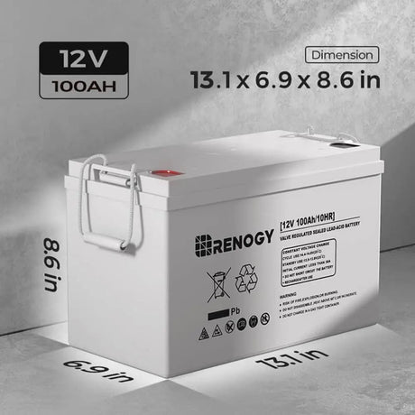 Deep Cycle AGM Battery 12 Volt 100Ah