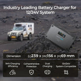 REGO 12V/24V 30A DC-DC Battery Charger