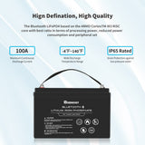 Refurbished 12V 100Ah Lithium Iron Phosphate Battery w/ Bluetooth
