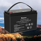 Refurbished 12V 100Ah Lithium Iron Phosphate Battery w/ Bluetooth