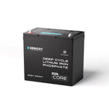 Mini Size 12V 100Ah DuoHeat Tech Lithium Iron Phosphate Battery