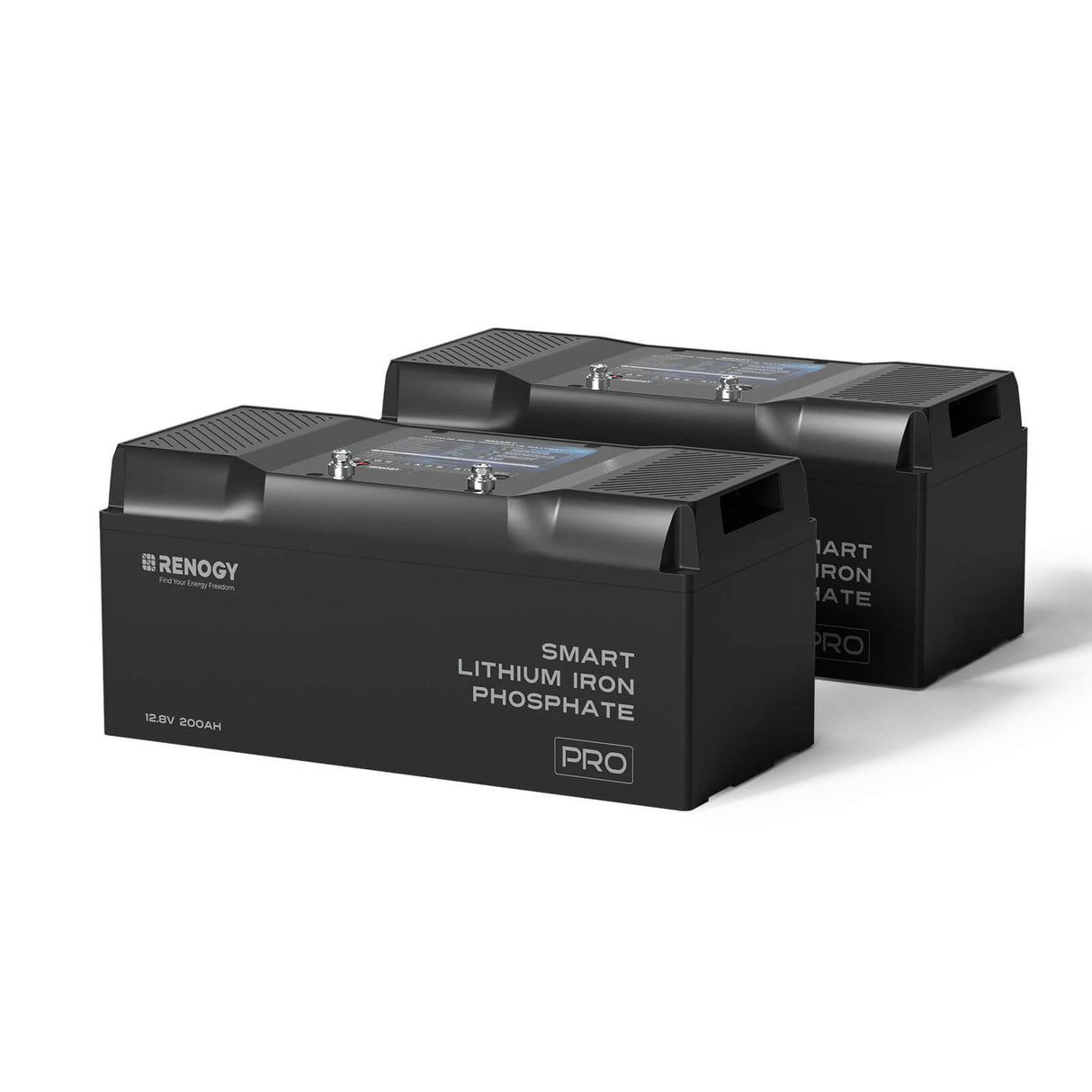 12V 200Ah Lithium Iron Phosphate Battery w/ Bluetooth
