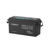 12V 200Ah Lithium Iron Phosphate Battery w/ Bluetooth