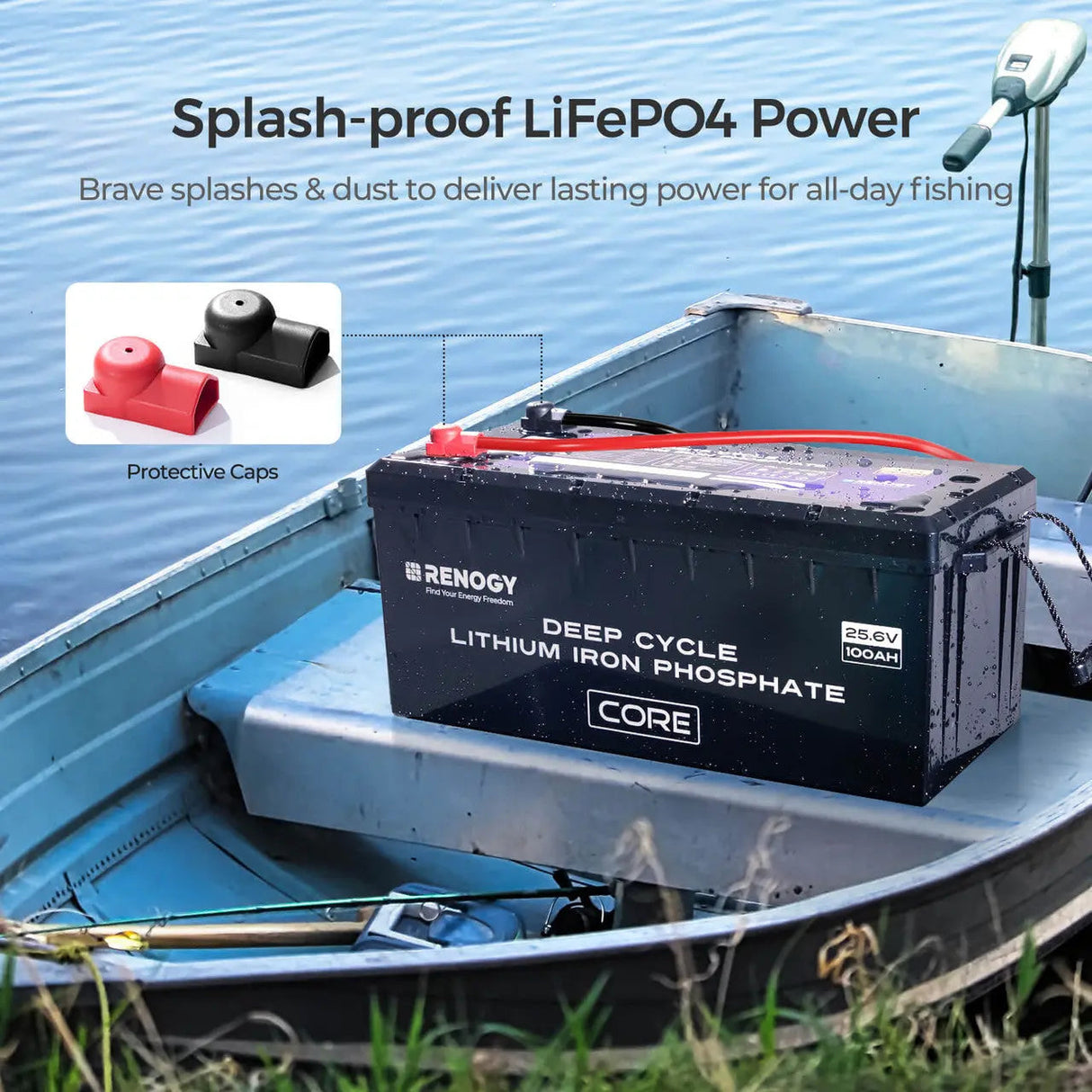 24V 100Ah Deep Cycle Lithium Iron Phosphate Battery | Core Series